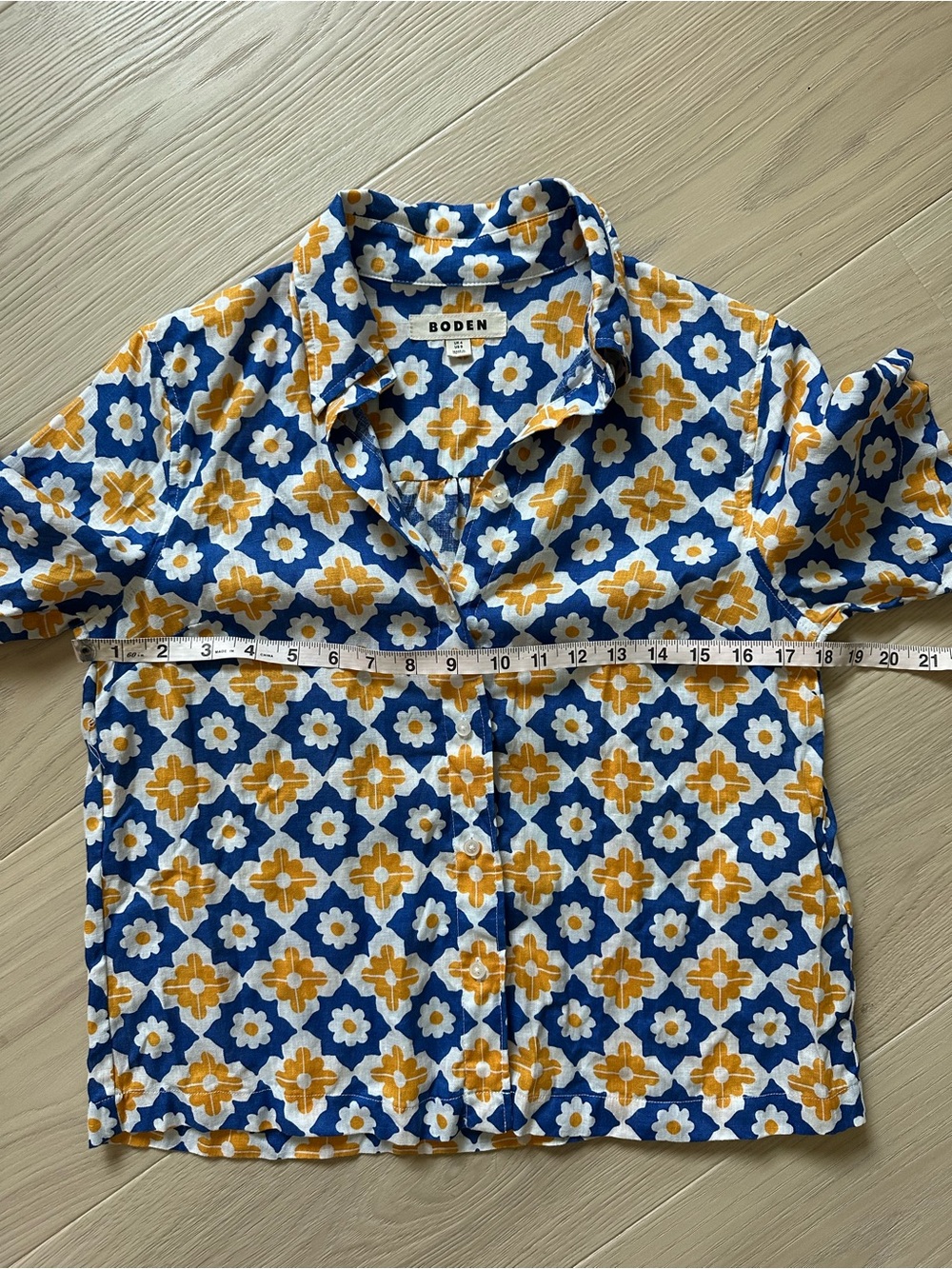 Boden Hazel short sleeve linen shirt - Picture 6 of 9